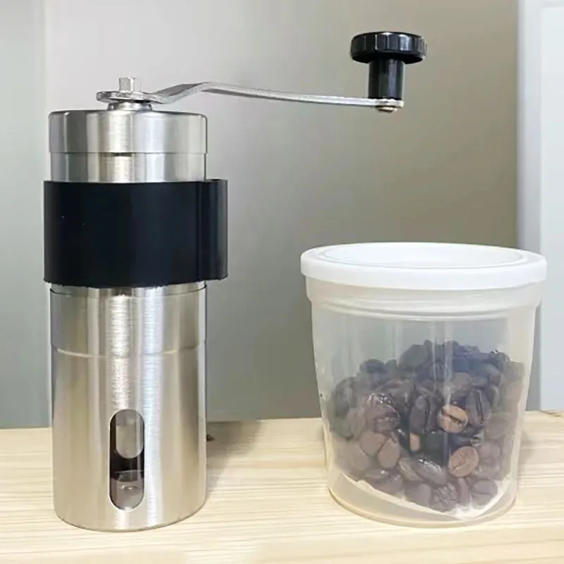 

Kitchen Tools And Gadgets Portable Manual Coffee Grinder Hand-Cranked Stainless Steel Pill Crusher Spice Mill Pepper Grinders