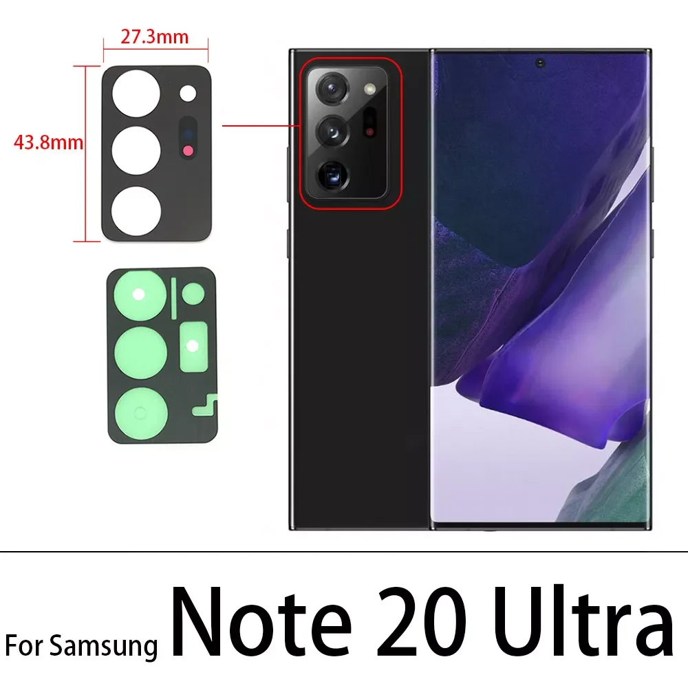 

Factory Direct Selling For Samsung Note 10 20 Ultra S20 Fe M21 M31s M51 Glass Lens With Repair Tools Original Camera Glass Lens