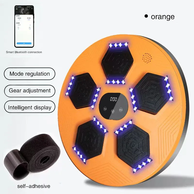 Умная музыкальная боксерская машина настенная мишень освещенный мешок для песка