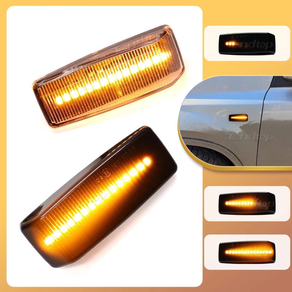 

Dynamic Blinker For Mercedes For Benz C E S SL CLASS W201 190 W202 W124 W140 R129 Flowing LED Turn Signal Light Indicator Lamp