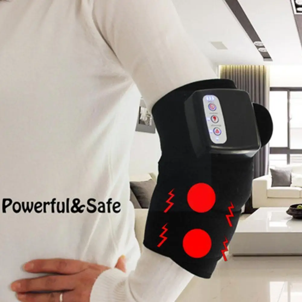 

Electric Heating Knee Massager Electric Infrared Joint Knee Massage Pad Elbow Pain Relief Physiotherapy Vibration Massager U4B3