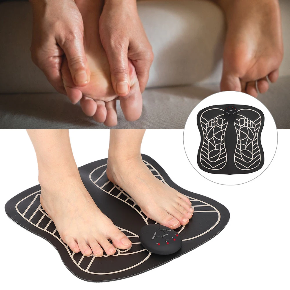 

Electric EMS Foot Massage Muscle Stimulator Pressure Fatigue Relief Mat Training Pad Improve Blood Circulation Relax Health Care