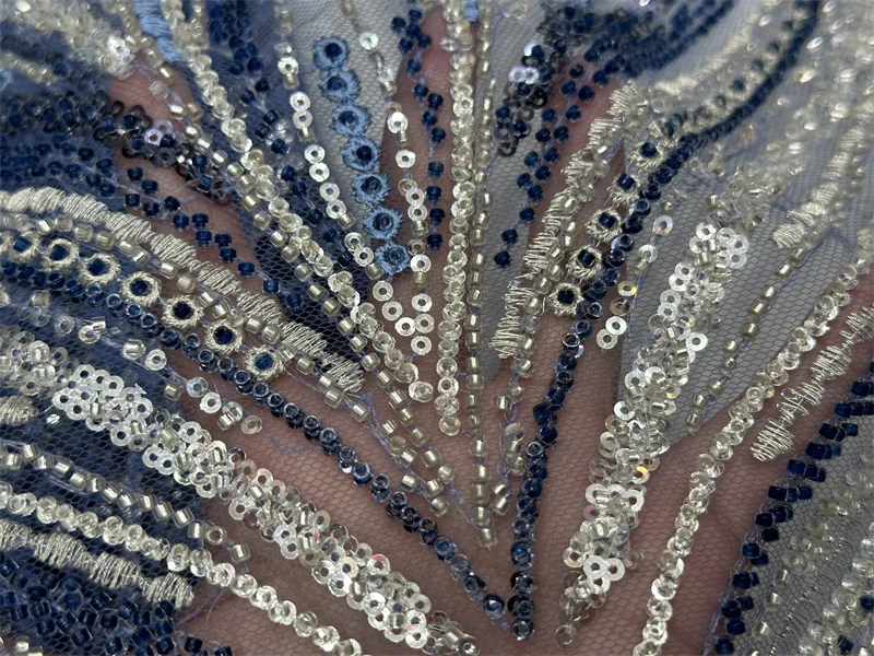 Африканская кружевная ткань для жениха высококачественные блестки тяжелые