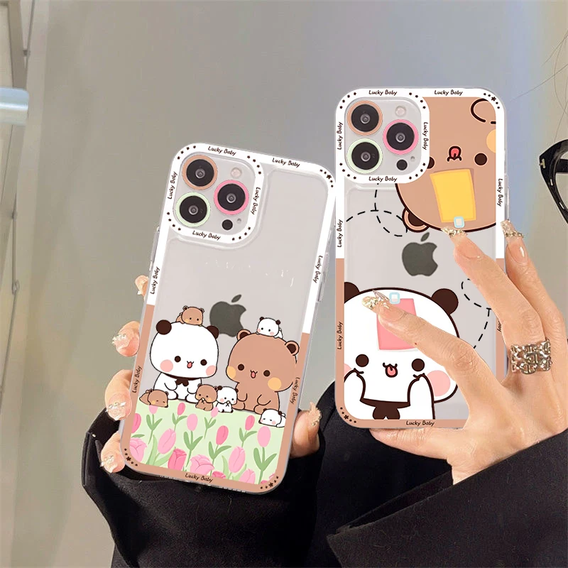 

Mochi Peach Cat Phone Case For IPhone 14 13 12 11 Pro Max XS X XR SE 2020 6 7 8 Plus Mini Protective Cover