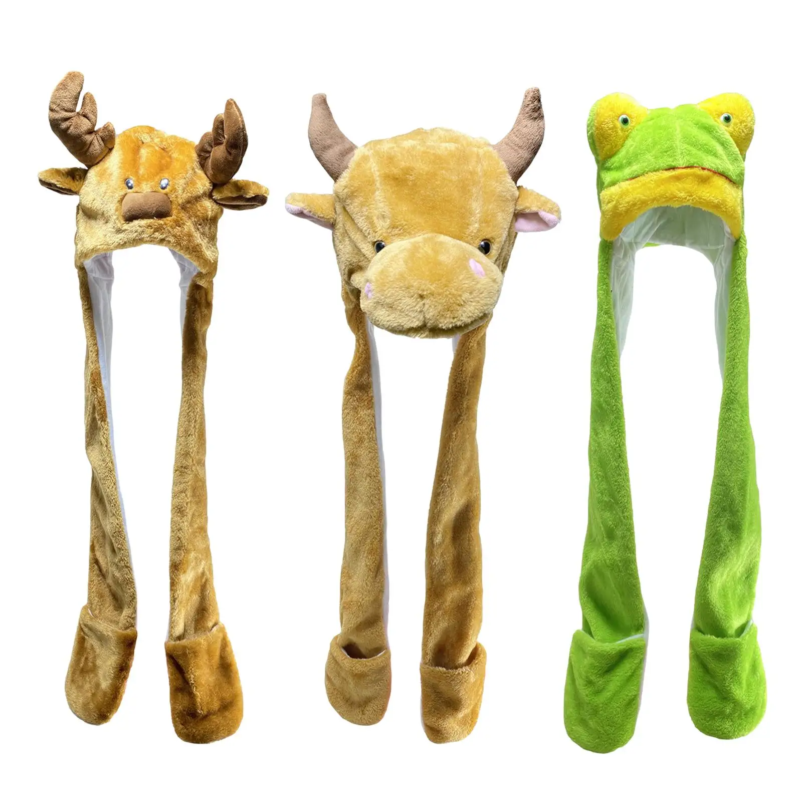 

Симпатичная плюшевая шляпа в виде животного, уютный реквизит для фото, кепка для Хэллоуина, уличный декор для косплея