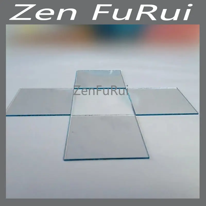 

50x50x0.55mm 10ohm 50pcs Lab Transparent Conductive Indium Tin Oxide ITO Glass