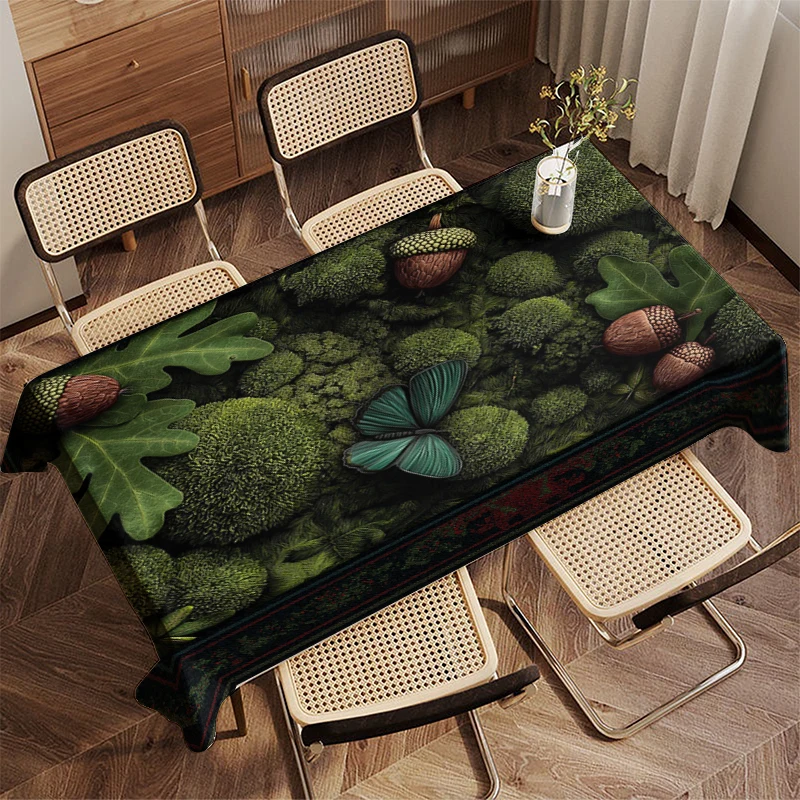 

Классическая черная скатерть из полиэстера