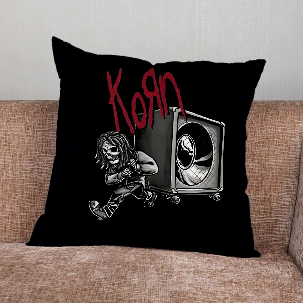 Фото Наволочка K-Korn Rock Band для дома, спальни, автомобиля, офиса, гостиной, дивана, наволочка, подходит №5