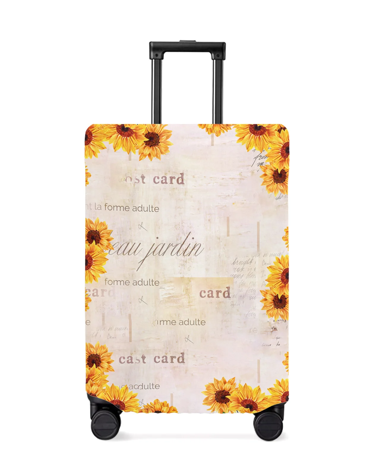 

Farm Retro Flower Sunflower Travel Luggage Cover Elastic Baggage Cover Suitcase Case Dust Cover Travel Accessories