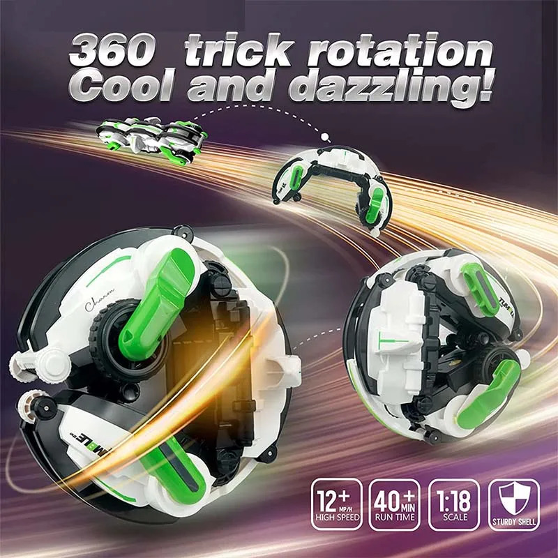 

RC Stunt Car 2022 Remote Control Car 360 Rotation 4WD 2.4G High Speed RC Drift Offroad Toys Collection Birthday Gifts for Kids
