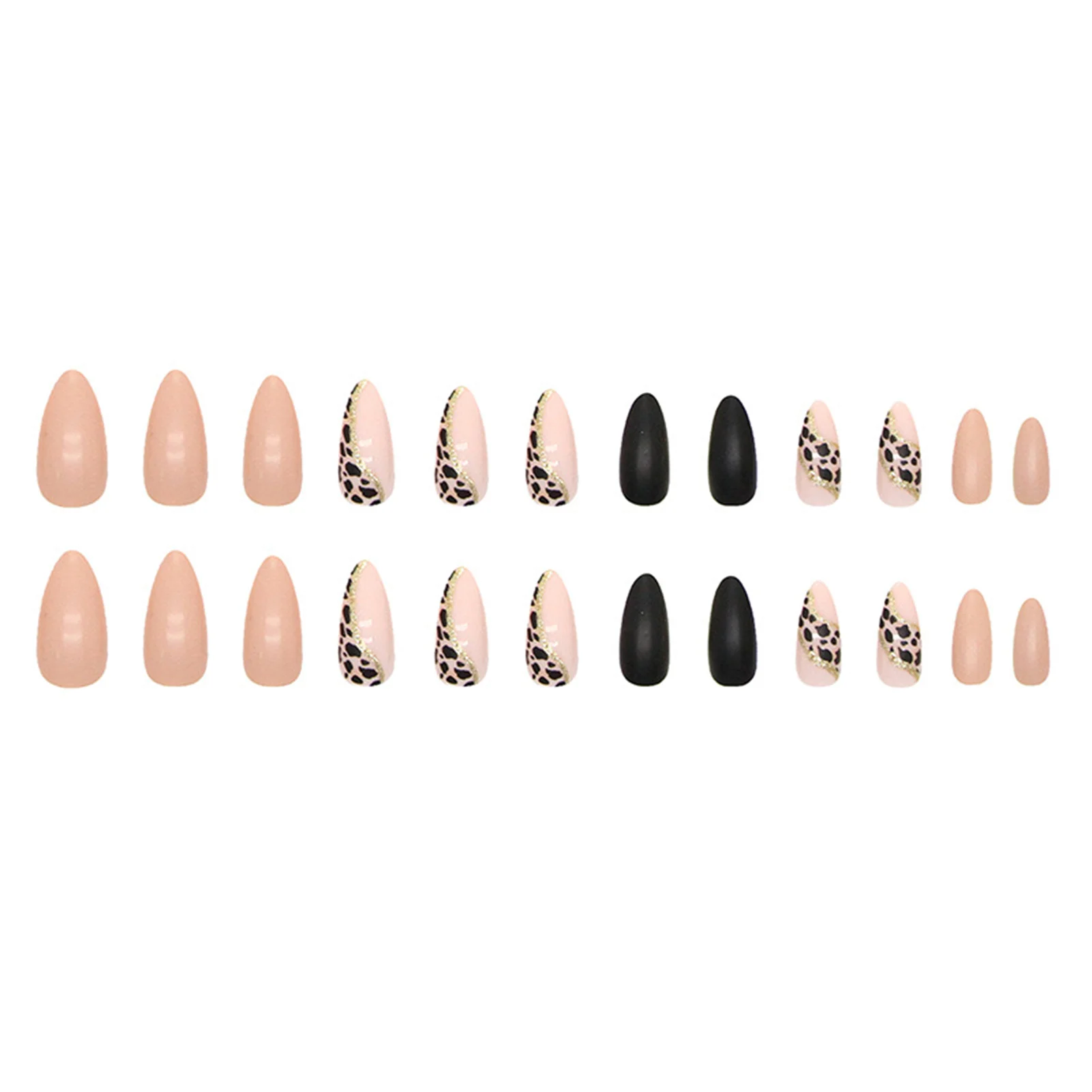 

Женские накладные ногти с золотым мерцающим порошком, водонепроницаемые и дышащие накладные ногти, женское деликатное украшение для рук