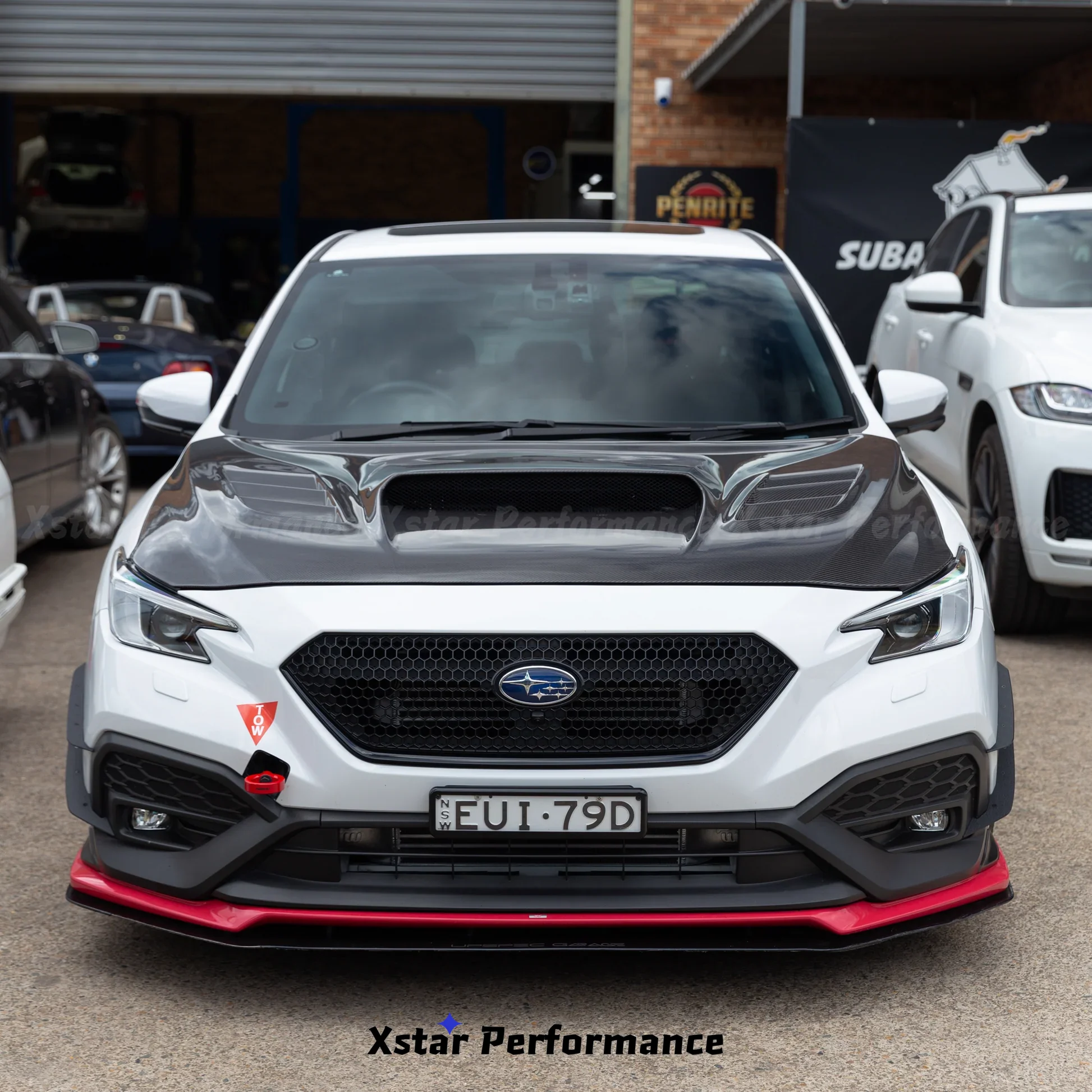 Xstar стиль углеродное волокно ВЕНТИЛИРУЕМЫЙ КАПОТ для Subaru Impreza VB VBH Wrx S4 2022-2024