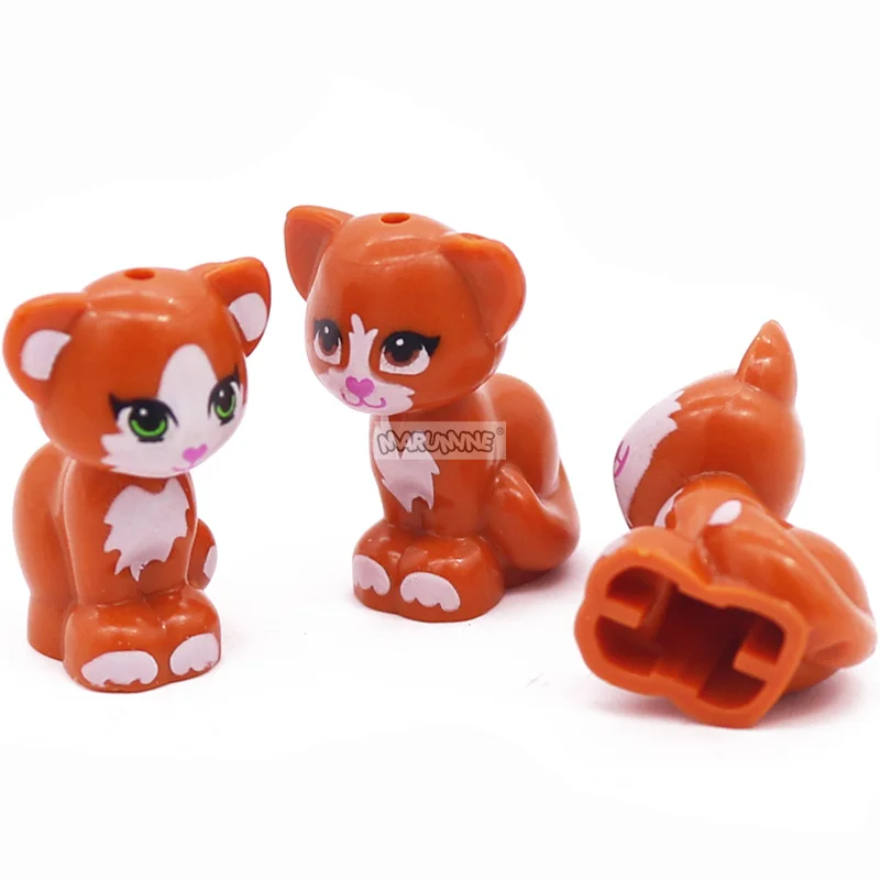 Marumine MOC Животные Блоки 20PCS Модель Кирпич Части 11602 95342 41835 Ферма Аксессуары Курица