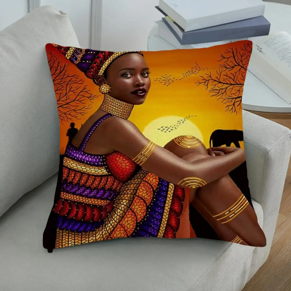 

Car Seat Pillowcase with Hidden Zipper Stylish Women Pillowcase Easy-to-clean Hidden Zipper Washable Cushion Cover for Floor