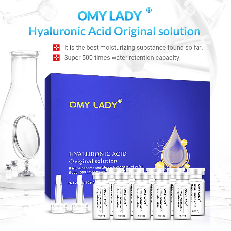 OMY LADY 10 шт. гиалуроновая кислота оригинальный раствор сыворотка для лица против