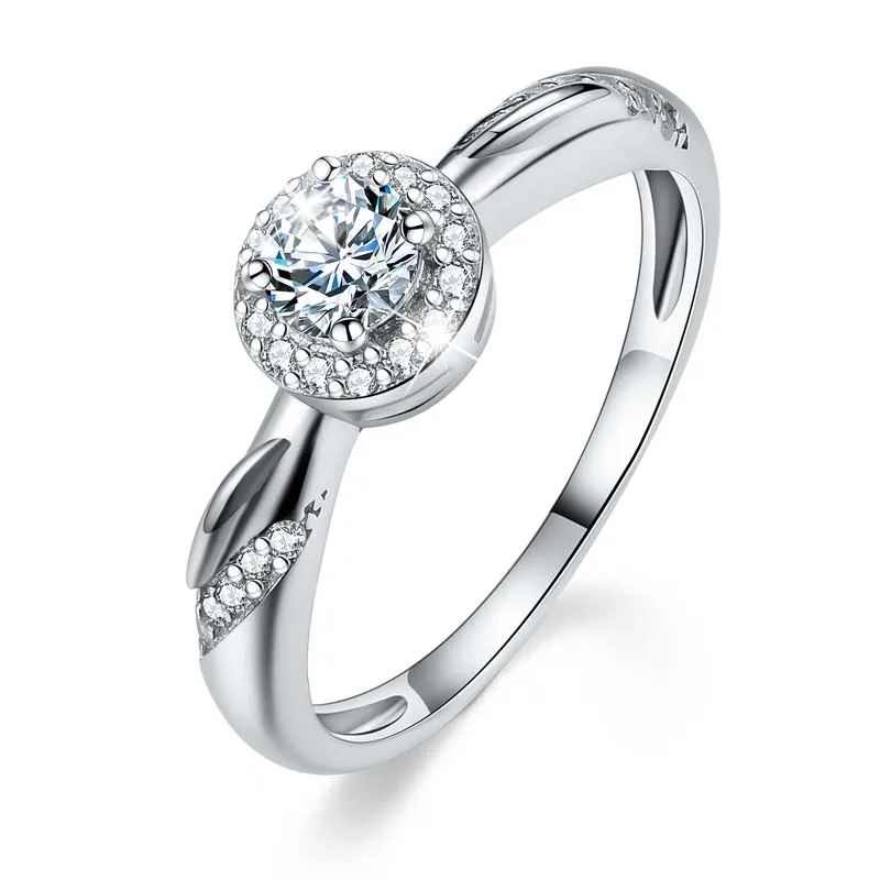 

Styрычаг 18K, золотое покрытие, искусственное серебро, цирконий, круглые ремни, женские обручальные Обручальные ленты