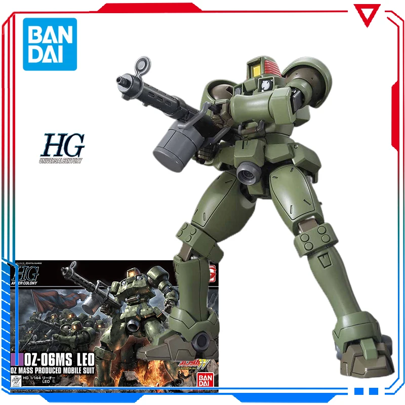 Bandai HGUC 1/144 реальное искусство leв OZ-06MS OZ массовый мобильный костюм пластиковая модель комплект игрушек для мальчиков