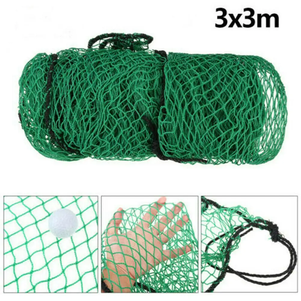 

300x300cm Golf Practice Net Heavy Duty Rope Barrier Netting Golf Supplies Training Course Football Volleyball Outdoor Sports