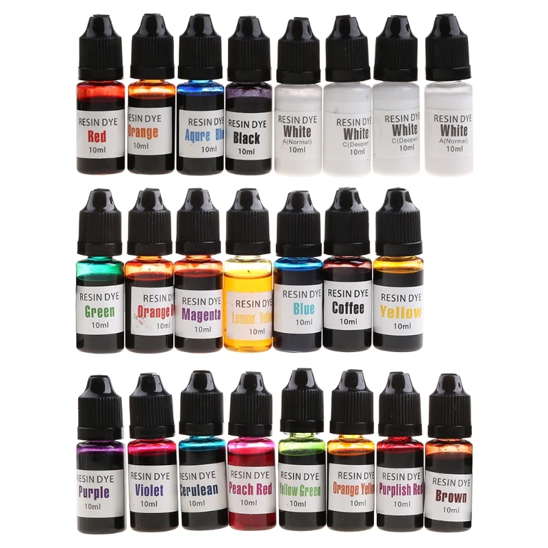 

23 High Concentrated Alcohol-Base Ink Pigment Epoxy Resin Paint Colour Dye Craft