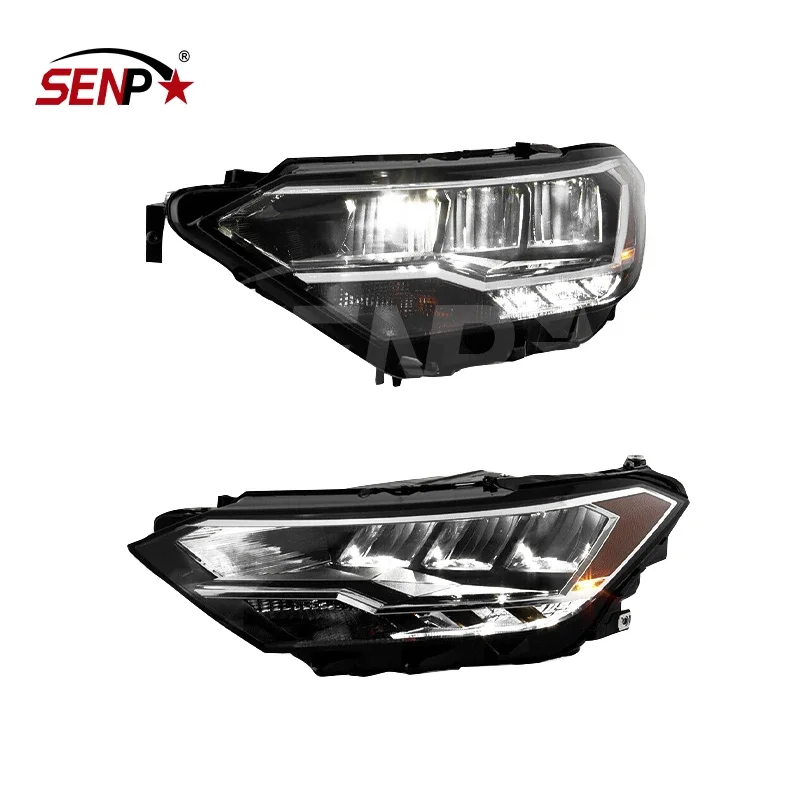 SENPEI Auto Body Parts 2019-2023 Jetta Непроекторные светодиодные фары DRL Фари