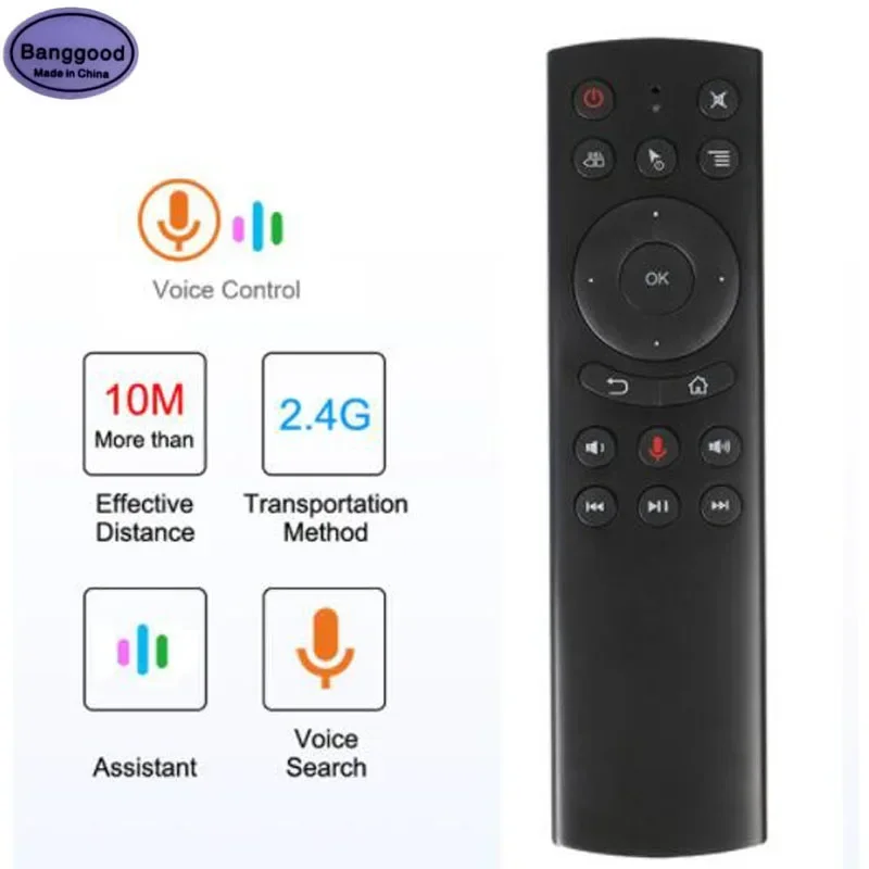 G20/G20S/G20BTS 2 4G Беспроводная Bluetooth 5 0 Air Mouse Gyro Голосовое управление с датчиком
