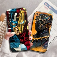 usa marvel comics phone case for huawei p30 p40 lite pro plus 5g luxury ultra protective unisex shockproof silicone cover