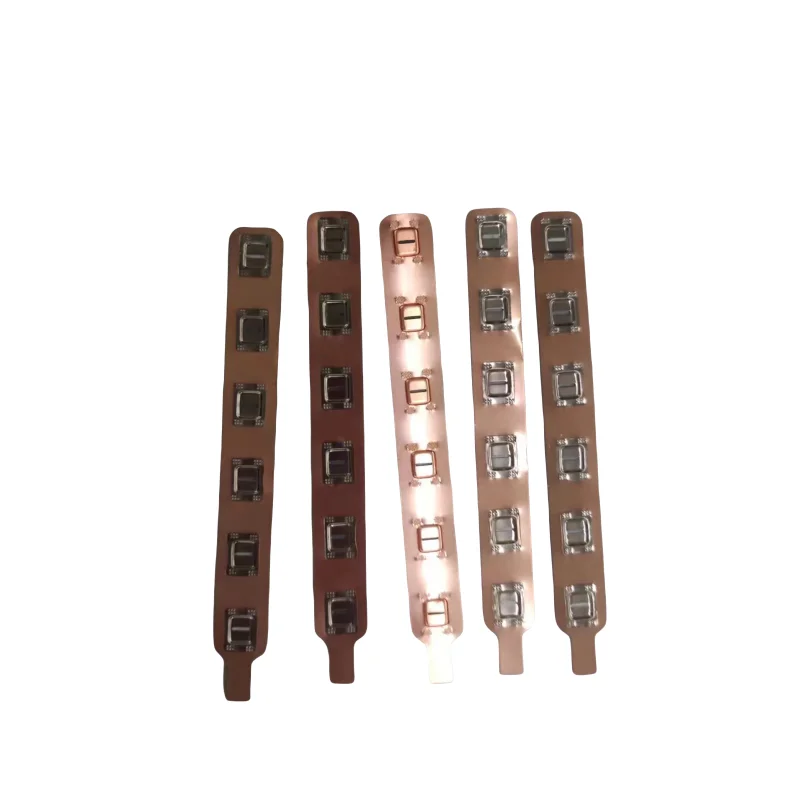 

Прецизионное штампование, металлическое оборудование, точечная сварка, аккумулятор из медной фольги, 200 А, красный медный лист 21700 6P