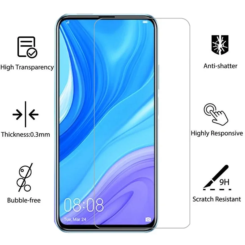 Защитный экран из закаленного стекла для huawei p smart pro 2019 чехол psmart smar smat защитный