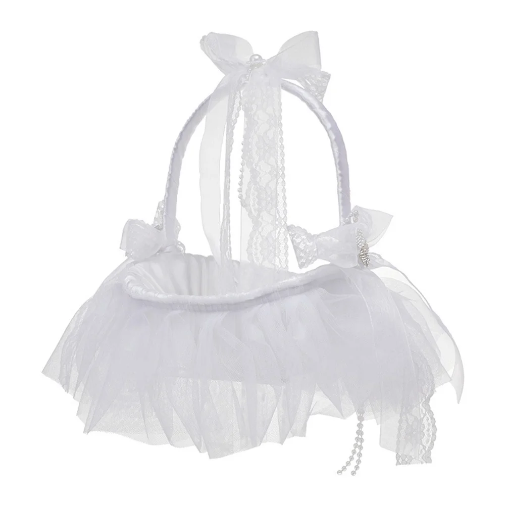 

Кружевная Свадебная корзина