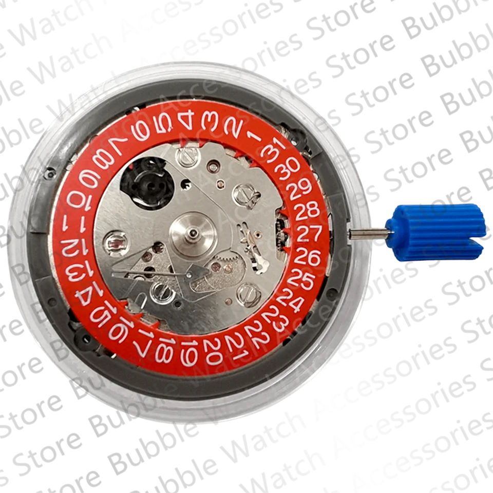 NH35a автоматический механический механизм синие красные белые цифры дата-колесо