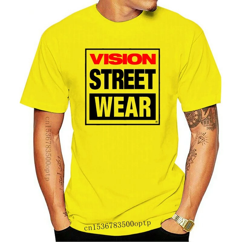 

2022 Vintage Skate T-Shirt Vision Street Wear 80s skateboarding Tee Shirts retro sk8 fashion t shirt Cheap wholesale tees