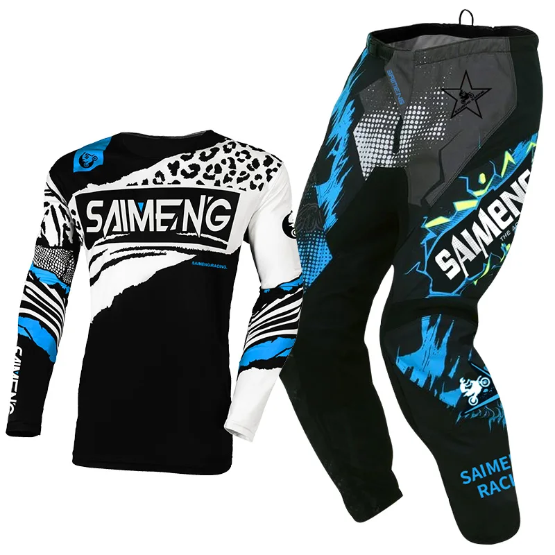 Костюм для мотокросса из джерси и брюк мужчин женщин