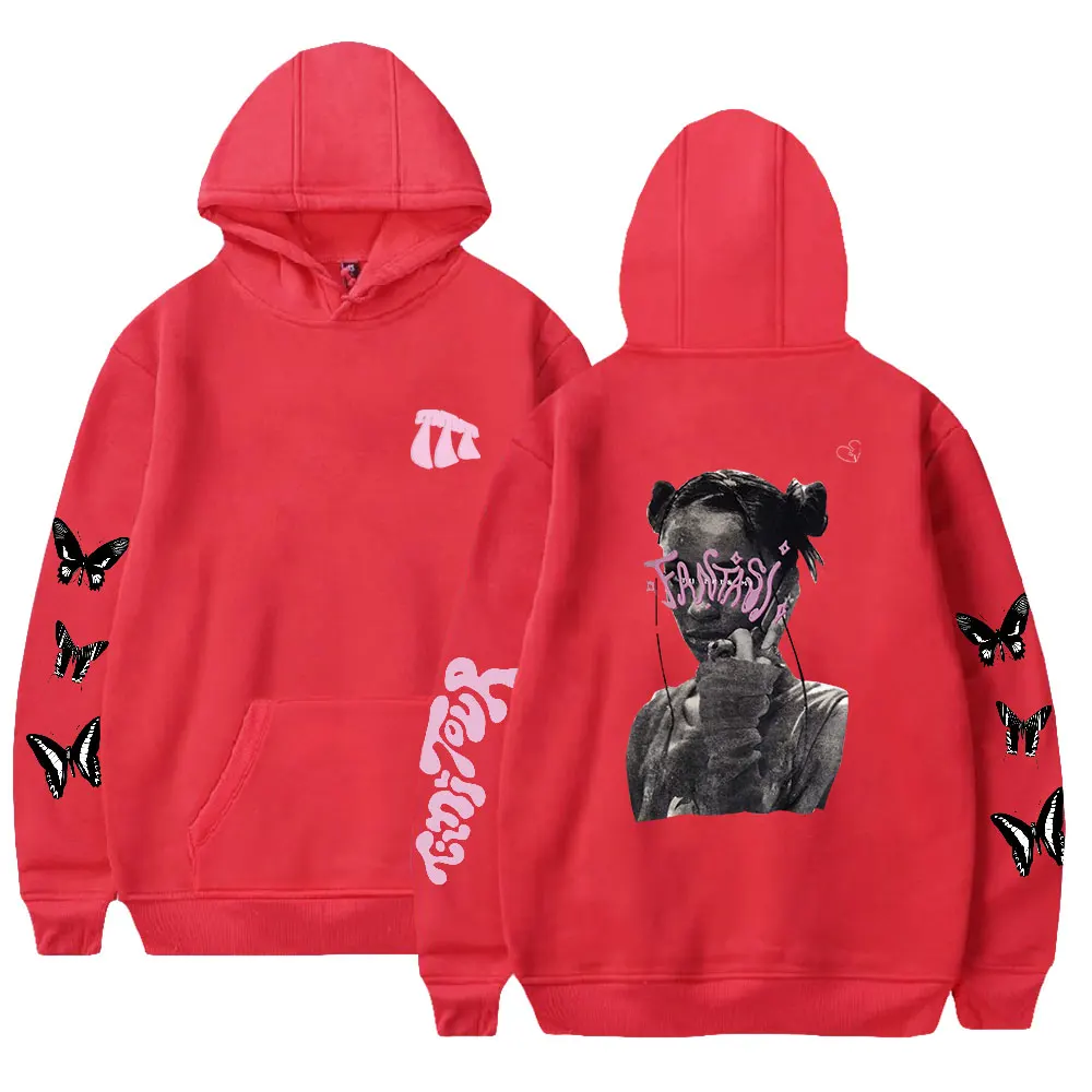 Модная толстовка с капюшоном Tini Stoessel Tour Merch уличная одежда длинными рукавами для