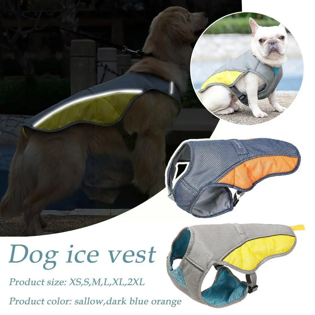 

Pet Cooling Vest for Small Medium Dog Harness Vest Puppy Clothes Reflective UV Protection Dog Outfits Chihuahua Pug Pet Sup N9T8