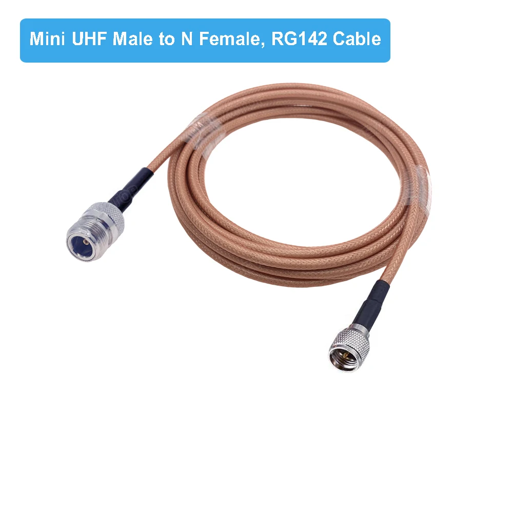 Фото BEVOTOP Мини UHF штекер-штекер PL259, коаксиальный кабель RG142 50-3, устойчивый к высоким температурам, соединительный кабель для антенны Wi-Fi роутера. №5