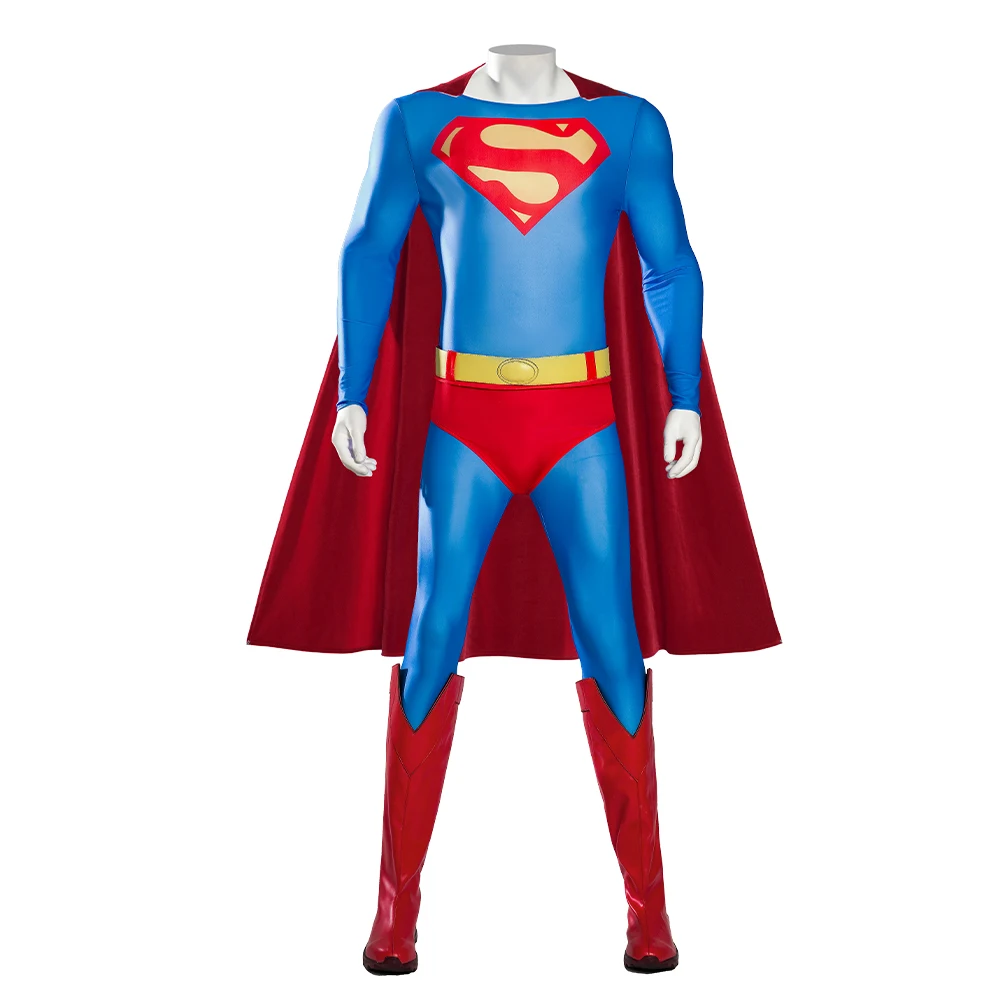 

Men's Deluxe Superhero Costume Cosplay Bodysuit Jumpsuit Zentai Onesie Outfit For Boys Adult