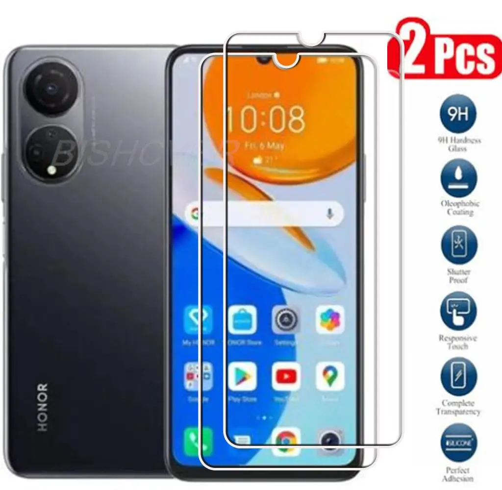 

Tempered Glass For Honor X7 6.74" 2022 Protective Film Explosion-proof Screen Protector On CMA-LX2, CMA-LX1, CMA-LX3 Glass