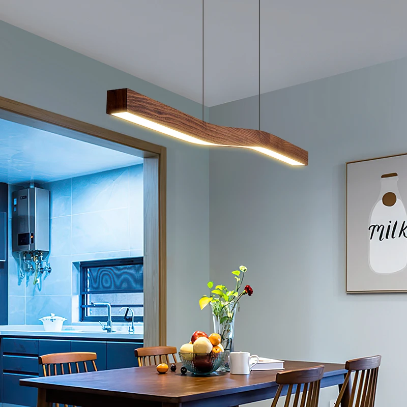 

Светодиодные люстры в итальянском стиле для столовой, деревянные подвессветильник светильники в скандинавском стиле для гостиной, спальни...