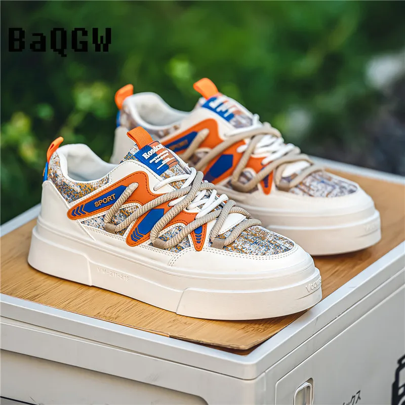 Мужские кроссовки модная повседневная обувь с цветными блоками дышащие на