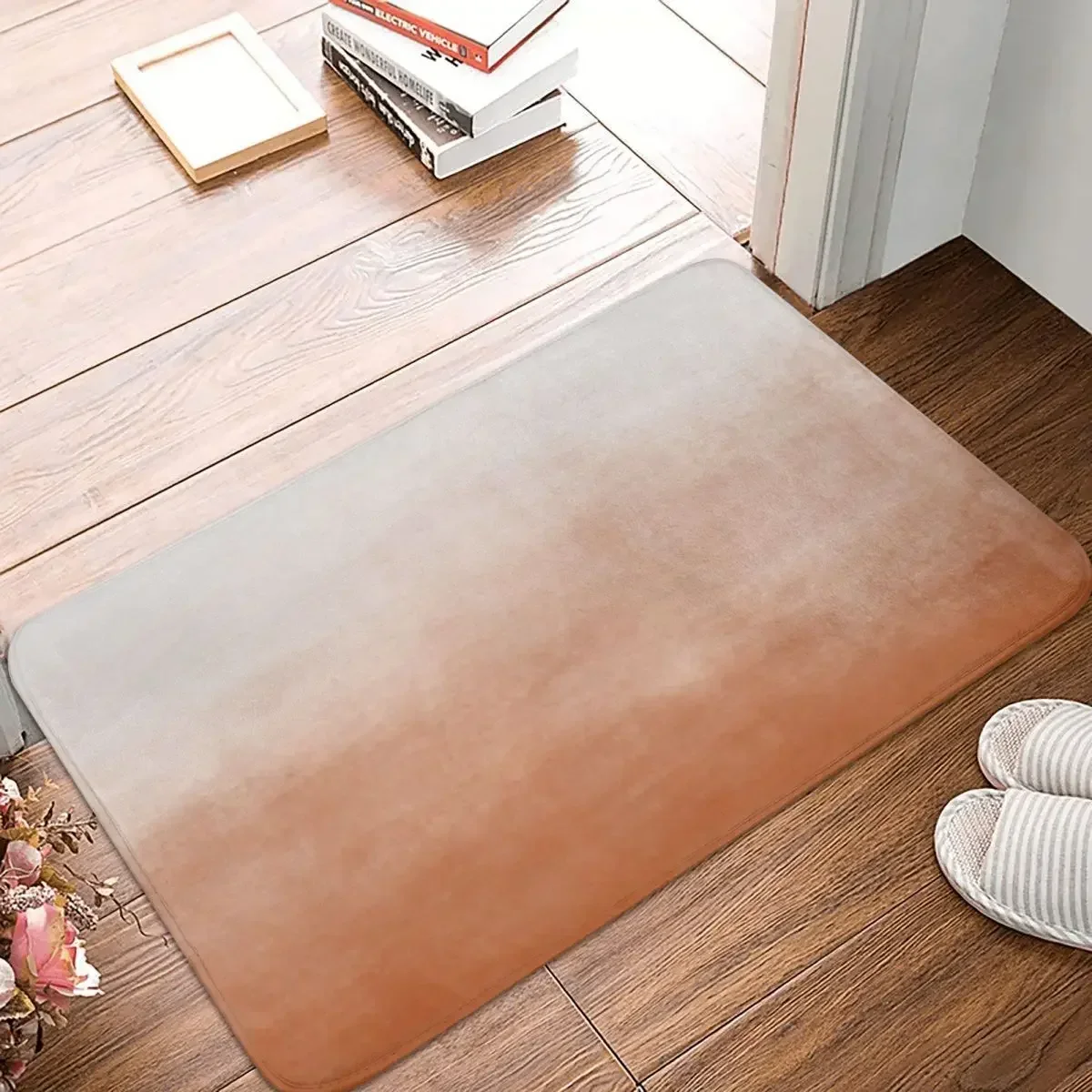 Ombre Paint Color Wash wycieraczka poliestrowa mata podłogowa odporny na kurz dywan wejście do kuchni dywaniki domu maty sypialnia antypoślizgowa