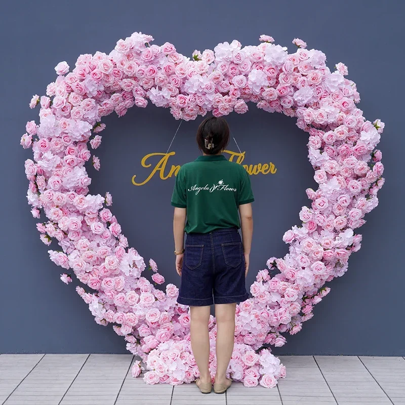 Розовая роза основа для украшения картина свадьбы фон фотографирования