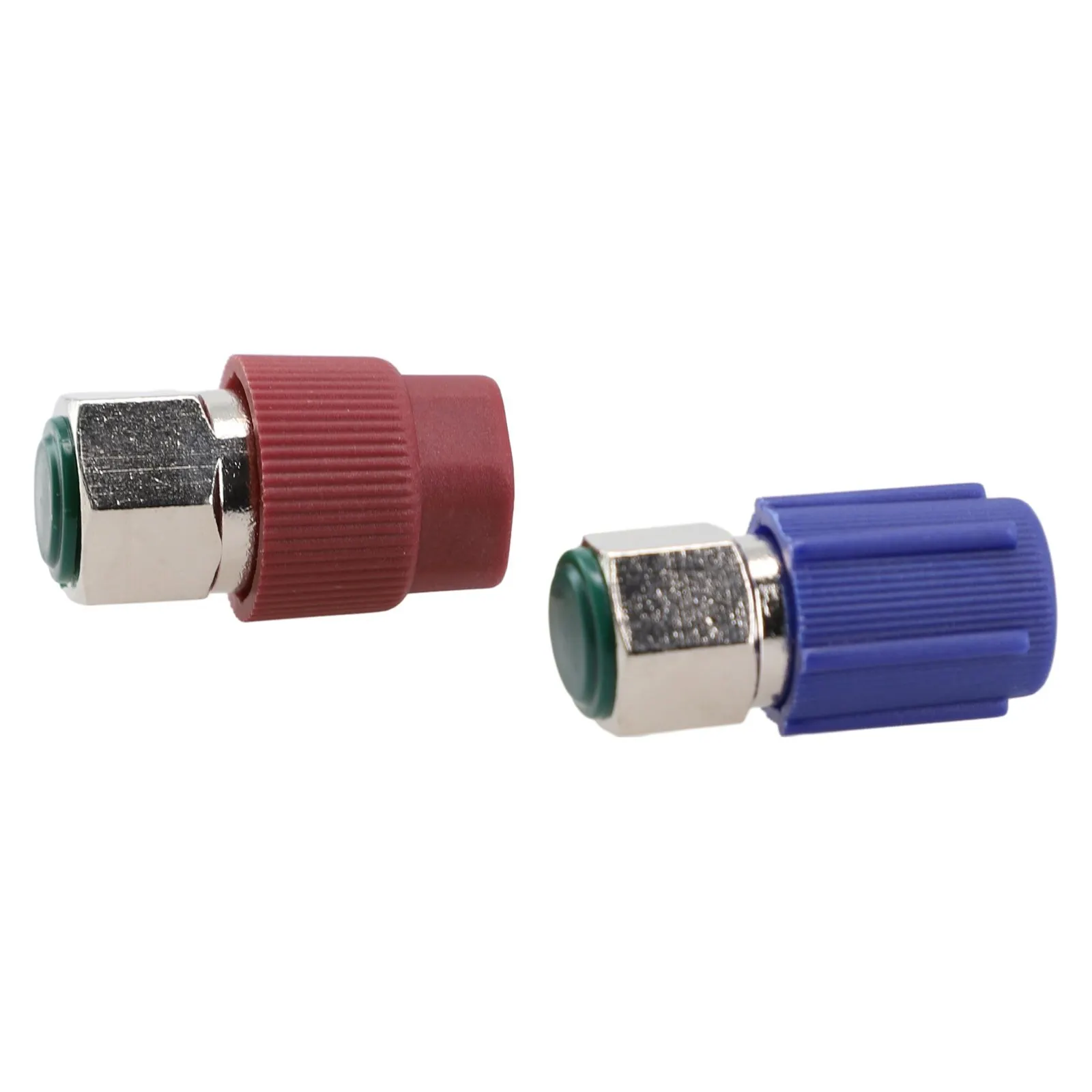 

Useful A/C Charging Port Adapter Retrofit Accessories Conversion Fitting Set High/Low Side Parts Quick Coupler