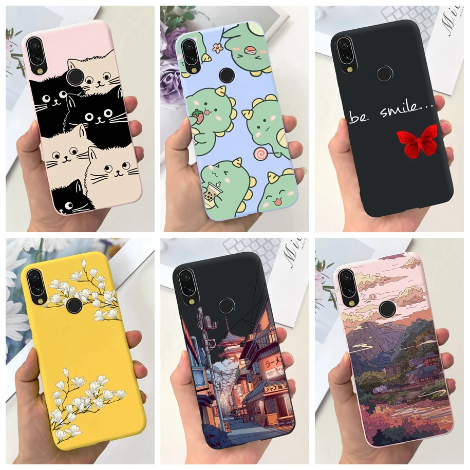 Чехол для Huawei Y6 2019, задняя крышка телефона Y6 Prime 2019, симпатичный медведь, динозавр, мягкий силиконовый чехол для Huawei Y6 Pro 2019 Y6s Capa