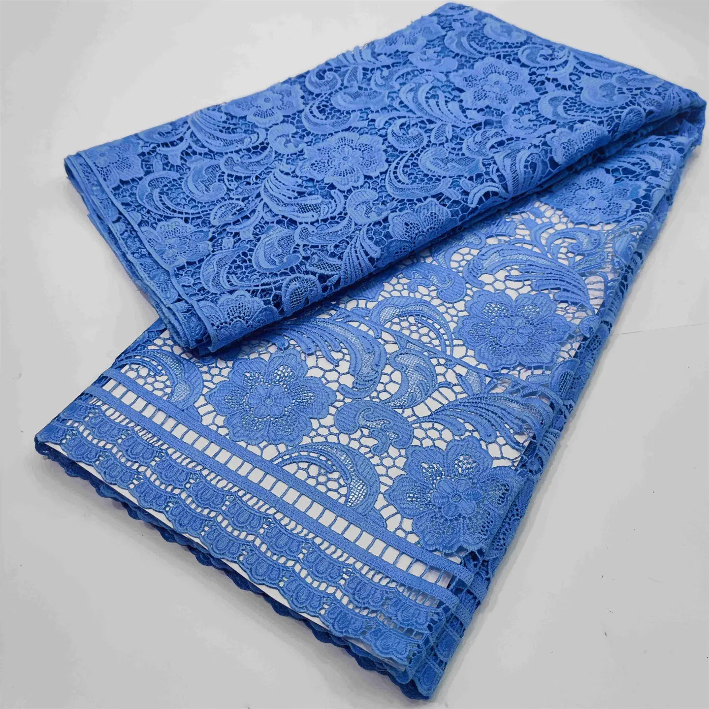 

Creative Sewing Accessories African Nigerian Latest High Quality Guipure Lace Fabric 2022 Party Dresses for Weddings LYYG02