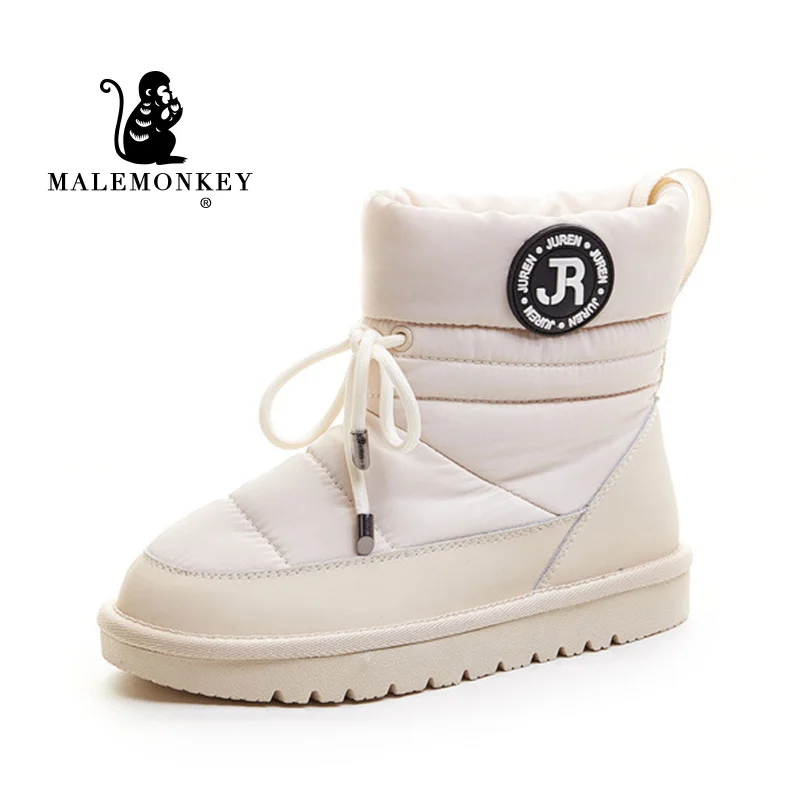 

Winter Snow Boots Women Platform 2022 Warm Short Plush Waterproof Boots Non-slip Comfortable Female Shoes