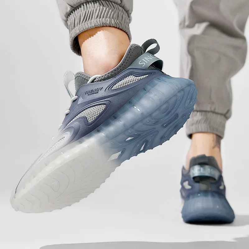 2022 New Men's Sneakers Outdoor Sports Running Shoes Male Breathable Casual Sneakers Non-slip Air Cushion Fitness Tennis Shoes