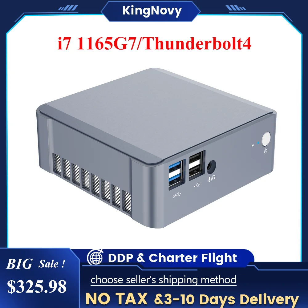 

Игровой мини-ПК Thunderbolt4 TPM2.0, настольный компьютер 11 поколения i7 1165G7 i5 1135G7, Windows 11 3x4K @ 60 ГГц HTPC NUC 2 * DDR4 NVME SSD