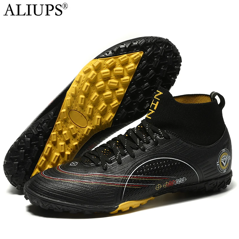 

ALIUPS Size30-45 профессиональные футбольные шипы, Детская футбольная обувь для мальчиков и девочек, мужская женская обувь для футбола на открытом воздухе