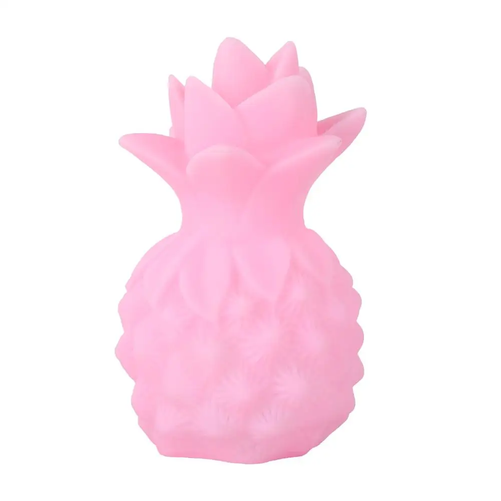 

Cute Cartoon LED Night Light Pineapple Soft Enamel Light Strong Fall Resistance No Fever Kids Bedroom Decorative Desk Lamp