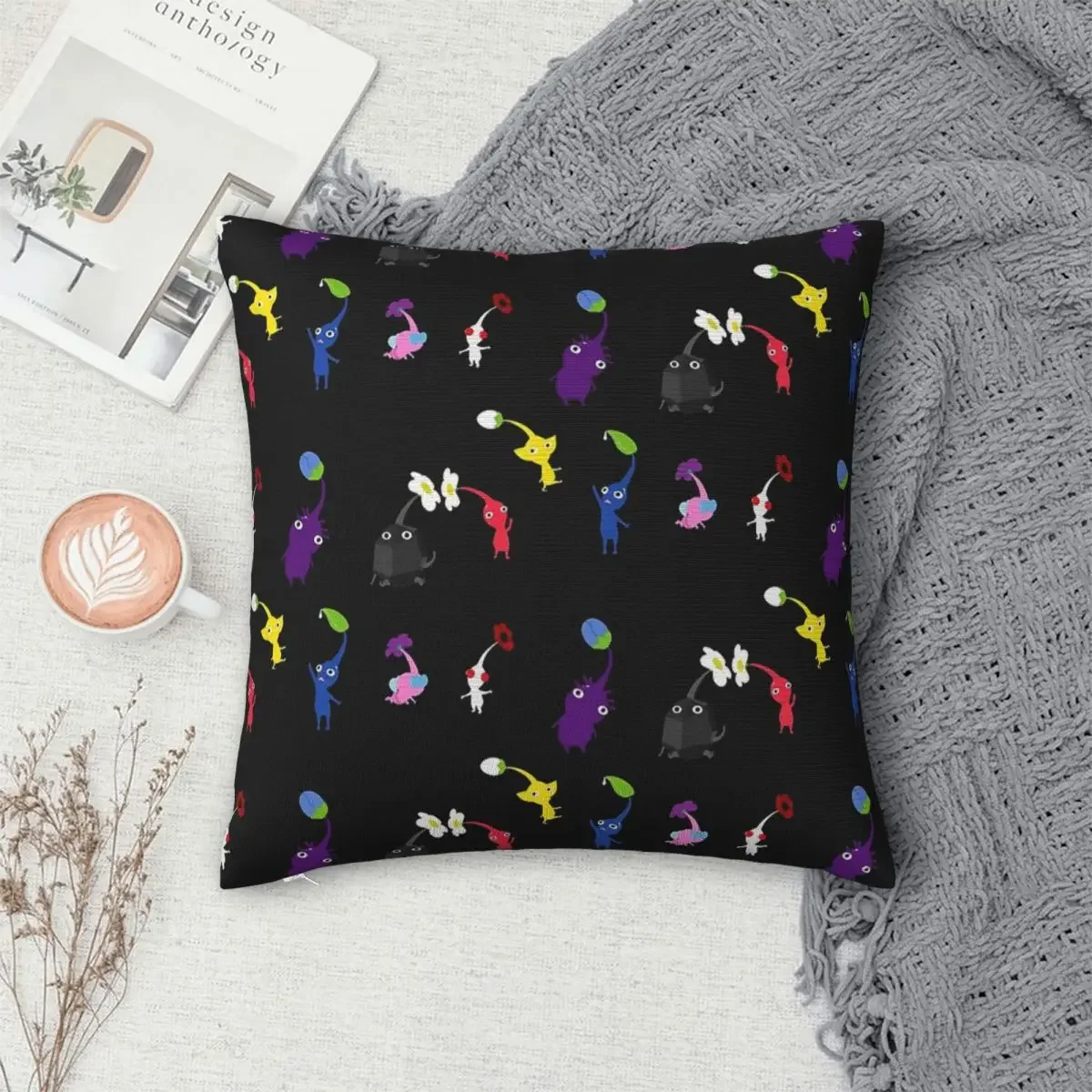 

Pikmin Pillowcase Polyester Pillows Cover Cushion Comfort Throw Pillow Sofa Decorative Cushions Used for Home Bedroom Sofa